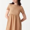 Pebble Textured Smock Dress